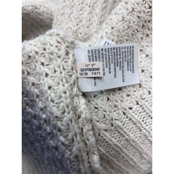 American Eagle Outfitters Women’s XL Cream Crewneck Sweater - Picture 9 of 9
